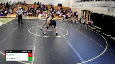 215 lbs Semifinal - Ryder Perez, Franklin Regional vs Mustafa Gurakar, Brashear