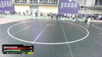 170 lbs Cons. Round 2 - Xander Kuokkanen, WI vs Braxton Bacon, OK