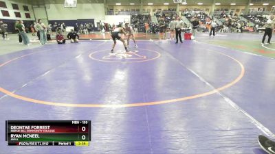 133 lbs Quarterfinal - Ryan McNeel, Avila vs Deontae Forrest, Indian Hill Community College