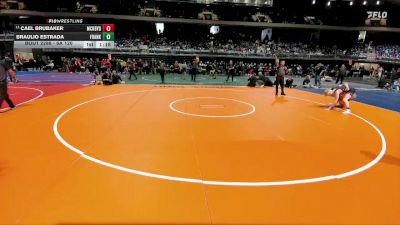 6A 120 lbs Semifinal - Cael Brubaker, McKinney Boyd vs Braulio Estrada, El Paso Franklin