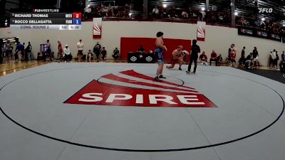125 kg Cons. Round 2 - Richard Thomas, Oklahoma Regional Training Center vs Rocco Dellagatta, Florida