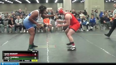 285 lbs Placement (4 Team) - Nate DeGroff, RIT vs Leno Campbell, Millikin