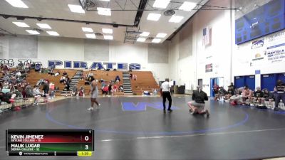 285 lbs Semis & 3rd Wb (16 Team) - Kevin Jimenez, Skyline College vs Malik Lugar, Sierra College