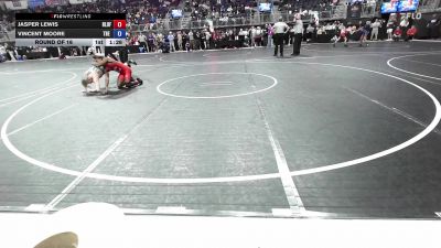 128 lbs Round Of 16 - Jasper Lewis, Bluff City Wrestling Club vs Vincent Moore, The Foundation