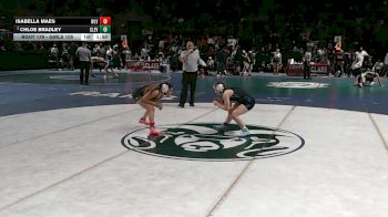 Girls 105 lbs Quarterfinal - Isabella Maes, West Las Vegas vs Chloe Bradley, Cleveland