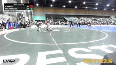 96 lbs Consi Of 8 #1 - Ryan Rojo, Miami Wrestling Club vs Isaiah Olivarez, Atwater Wrestling