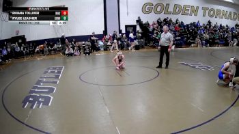 112 lbs Quarterfinal - Rhiana Tolliver, Ringgold Hs vs Rylee Leasher, Connellsville