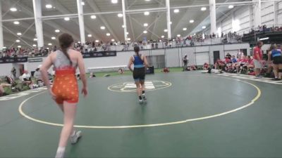 130 lbs Claire Lancaster, Oklahoma vs Josie Clouse, Kansas