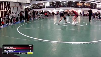 160A Cons. Round 2 - Payton Curley, Lourdes University vs Avry Ryhal, Lock Haven University