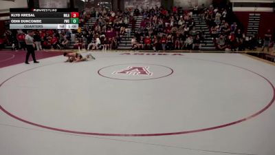 113 lbs Quarters - Odin Duncombe, Pinnacle Wrestling Club vs Klyd Kresal, Mille Lacs