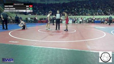123 lbs Round Of 128 - Sam Perez, Grove vs Elijah Adams, Jenks
