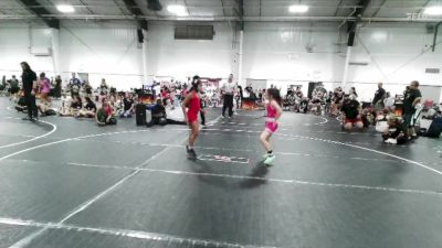 70 lbs Round 3 (4 Team) - Mackenzie Mcleod, Storm Wrestling Center vs Mahika Vishwanath, Level Up Wrestling Center