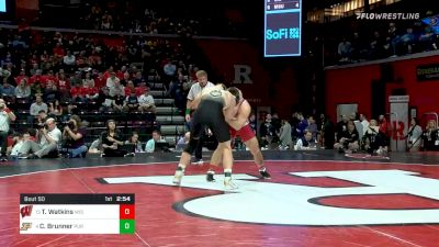 197 lbs Prelims - Taylor Watkins, Wisconsin vs Christian Brunner, Purdue