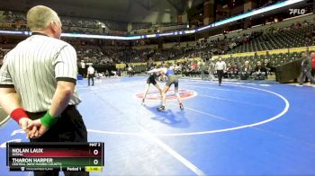 120 Class 1 lbs Champ. Round 1 - Tharon Harper, Central (New Madrid County) vs Nolan Laux, Fatima