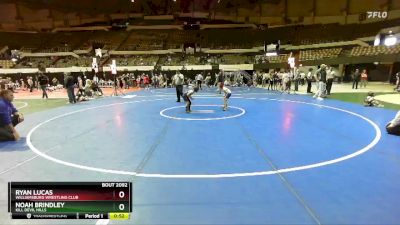 56 lbs Cons. Round 5 - Ryan Lucas, Williamsburg Wrestling Club vs Noah Brindley, Kill Devil Hills