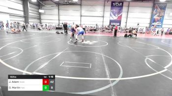 182 lbs Rr Rnd 1 - JD Adam, Team Nebraska Silver vs Daniel Martin, Tallwood Wrestling Club