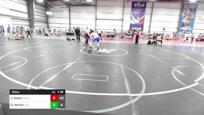 182 lbs Rr Rnd 1 - JD Adam, Team Nebraska Silver vs Daniel Martin, Tallwood Wrestling Club