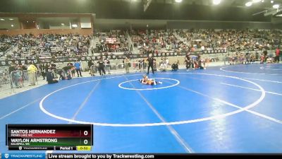 45 lbs Cons. Semi - Santos Hernandez, Moses Lake WC vs Waylon Armstrong, Kalispell WC