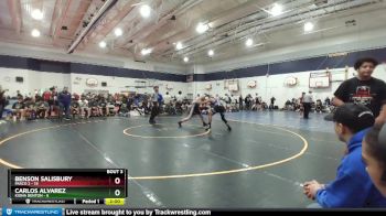 190 lbs Round 2 (4 Team) - Carlos Alvarez, Kiona Benton vs Benson Salisbury, Pasco 2