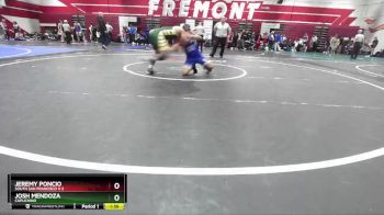 144 lbs Champ. Round 1 - Jeremy Poncio, South San Francisco H S vs Josh Mendoza, Capuchino