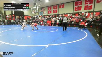 132 lbs Round Of 16 - JT Vaughn, Skiatook HS vs Logan Bentley, Woodland Boys