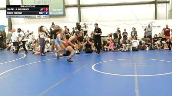 66 lbs Rr Rnd 1 - Isabella Williams, Lady Warriors United - W vs Ailee Briggs, Charlies Angels- W