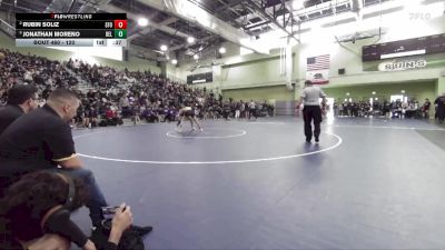 120 lbs 3rd Place Match - Jonathan Moreno, BELL vs Rubin Soliz, SAN FERNANDO