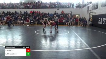 106 lbs Quarterfinal - Loudon Rupp, Columbia vs Luke Magnani, Boiling Springs