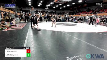 60 lbs Consi Of 8 #1 - Lincoln Hartley, ARDMORE TAKEDOWN CLUB vs Liam Matherly, Bridge Creek Youth Wrestling