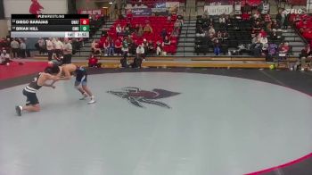 125 lbs Cons. Round 1 - Diego Barajas, Unattached vs Brian Hill, Central Methodist
