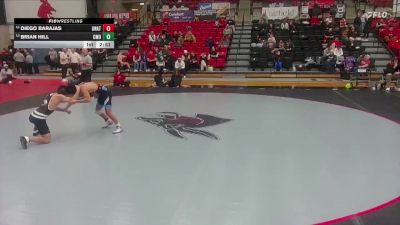 125 lbs Cons. Round 1 - Diego Barajas, Unattached vs Brian Hill, Central Methodist