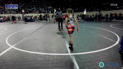 49 lbs Round Of 16 - Gracelynn Butler, Newkirk Takedown Club vs Gracelynn Pinkston, Pocola Youth Wrestling