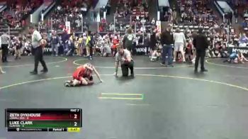 49 lbs Semis & 1st Wrestleback (8 Team) - Zeth Dykhouse, Lowell Red vs Luke Clark, Clinton