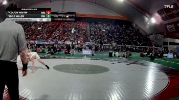 6A 157 lbs 5th Place Match - Colton Austin, Post Falls vs Kyle Miller, Post Falls