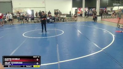 114 lbs Placement Matches (8 Team) - Austin Schield, Idaho vs Kelby Gosserand, Louisiana