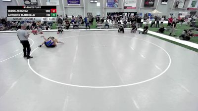 JR BOYS HARD LUCK - 154-156.4 Champ. Round 1 - Jesus Alvarez, Team Idaho Wrestling Club vs Anthony Marcello, The Wrestling Academy