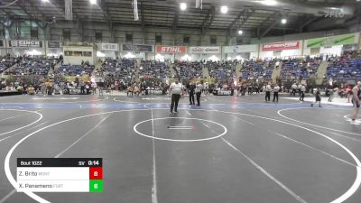 110 lbs Consi Of 32 #2 - No Show No Show, Pikes Peak Warriors vs Kelton Knorr, Sargent Farmers MS