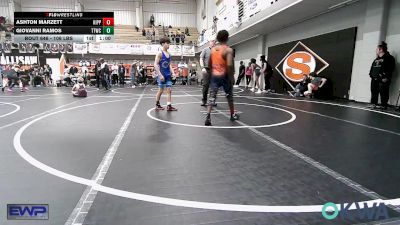 106 lbs Consolation - Ashton Marzett, KIPP TULSA vs Giovanni Ramos, Team Tulsa Wrestling Club