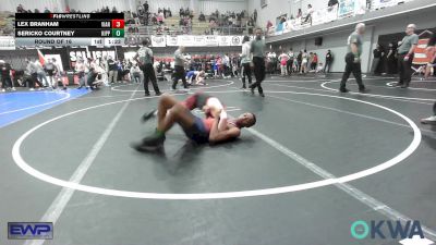 140 lbs Round Of 16 - Lex Branham, Vian Wrestling Club vs Sericko Courtney, KIPP TULSA