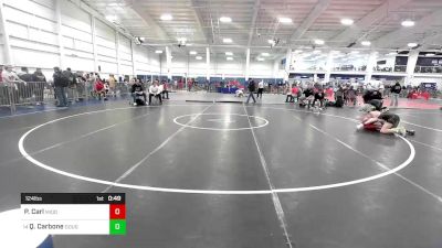124 lbs Consi Of 8 #1 - Parker Carl, Middlebury VT vs Quinn Carbone, Doughboys WC