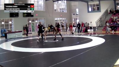 160 lbs Quarterfinal - Poorna Babu, Texas Woman`s University vs Kaylee Ricketts, Fort Hays State