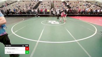 133-A lbs Round Of 16 - Michael Muscatello, Yale St vs Tristyn Bodie, Honesdale