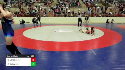 85 lbs Quarterfinal - David Versele, Walton Takedown Club vs Trace Bailey, Icon Wrestling Club