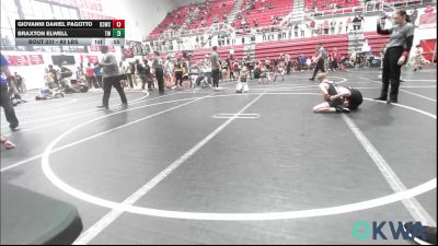 80 lbs Semifinal - Giovanni Daniel Pagotto, D3 Wrestling Cluib vs Braxton Elwell, Tuttle Wrestling