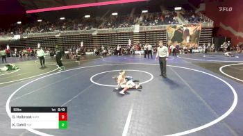 62 lbs Consi Of 8 #2 - Sawyer Holbrook, Natrona Colts WC vs Knixon Cahill, Top Of The Rock WC