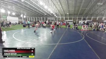 100 lbs Cons. Semi - Mace Harris, Norwood Mavericks vs Korvin Bayles, Sanderson Wrestling Academy