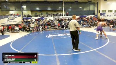 184 lbs Cons. Round 1 - Rj Samuels, UW-Whitewater vs Abe Michel, Loras