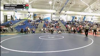 145 lbs 1st Place Match - Audrey Lennard, Olathe East vs Emme Blanco, Washburn Rural