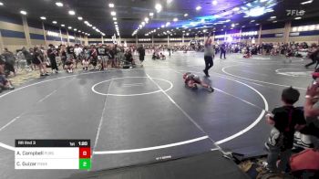 72 lbs Rr Rnd 3 - Aryanna Campbell, Pursuit vs Camiel Guizar, Powerline Wrestling