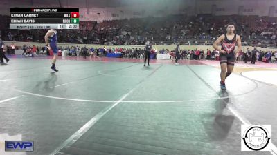 150 lbs Round Of 16 - Ethan Carney, Wilson-Henryetta vs Elijah Davis, Moore JH